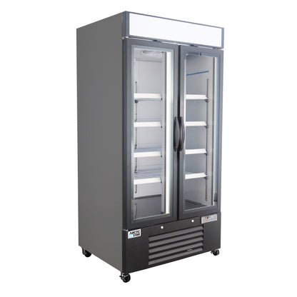 CONGÉLATEUR DE MISE-EN-MARCHÉ À PORTES VITRÉES