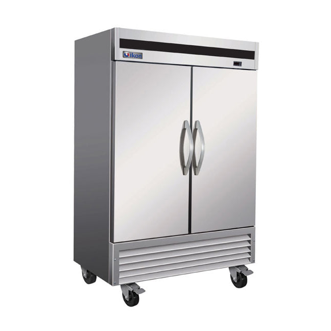 2-door stainless steel freezer 54"