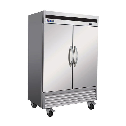 2-door stainless steel freezer 54"