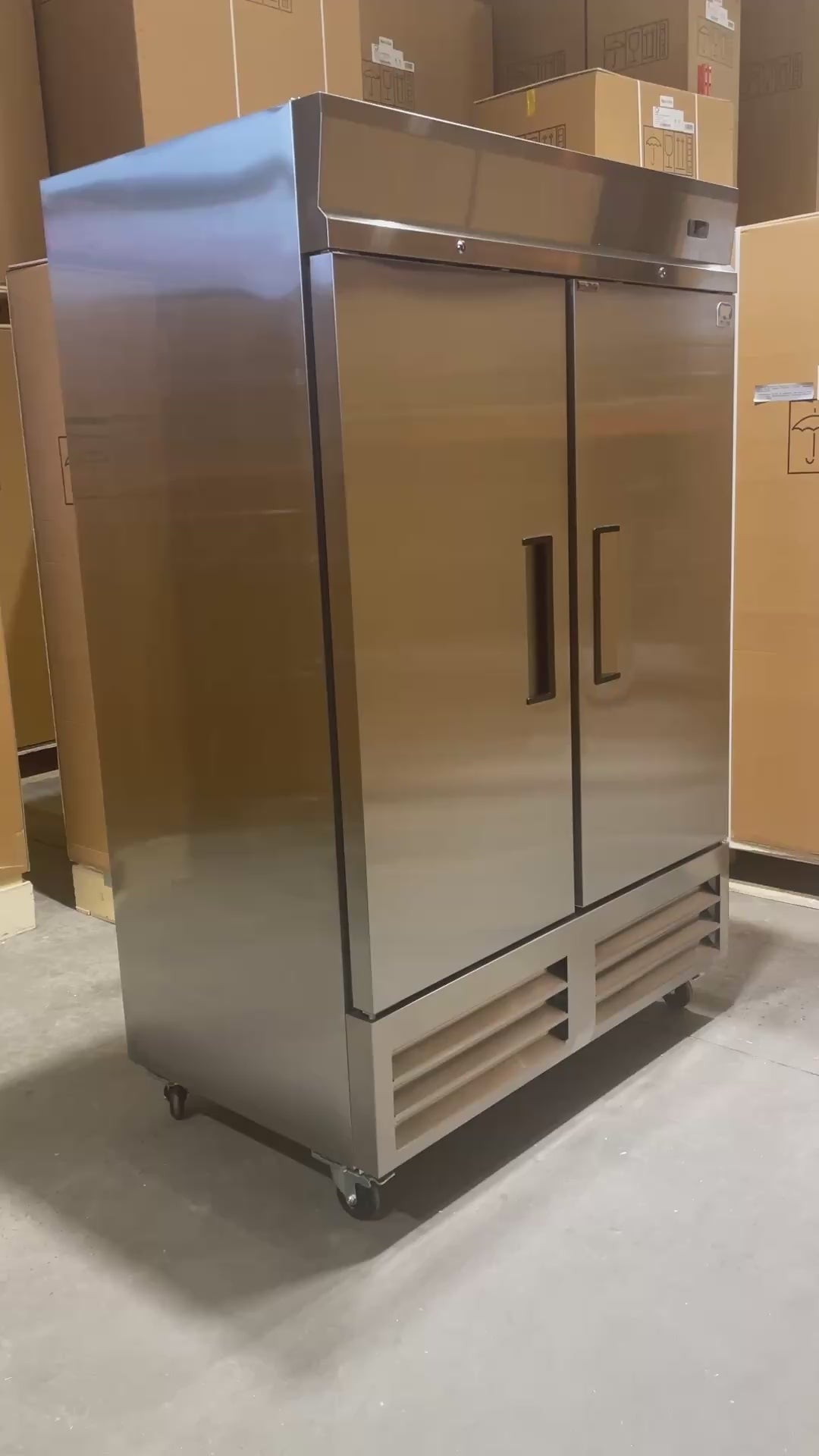 Stainless Steel Reach-in Freezer video